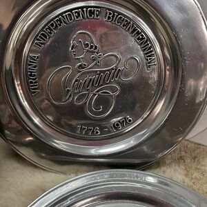 Wilton Pewter Plate Virginia Independence Bicentennial 1776‎ 1976 Commemorative